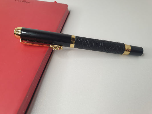 Luxury Rollerball Pen - "The dragon" - black