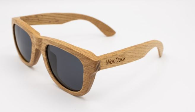 Lunettes de soleil en bois WooDuck avec verres polarisés