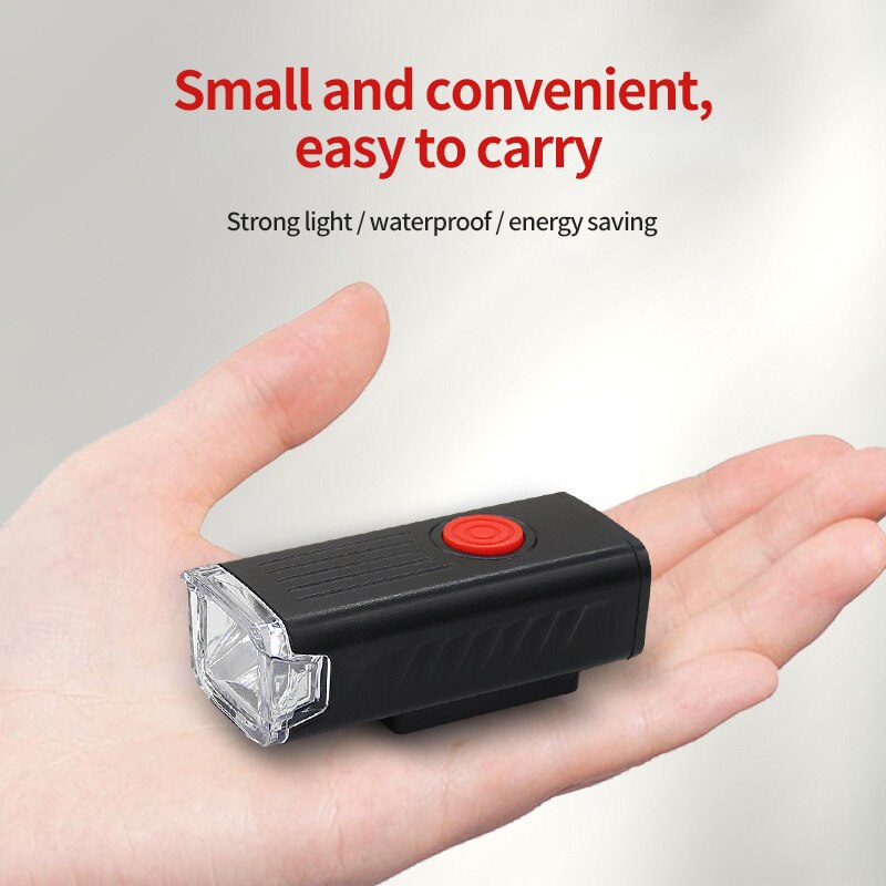 Small but powerful USB bicycle lamp - 400 Lumen